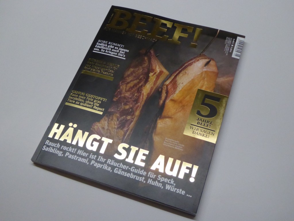 Beef, für Männer mit Geschmack – die Jubiläumsausgabe
