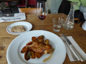 Poulet mit Gemüse Restaurant Piz Linard