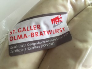 Olma Bratwurst Metzgerei Schmid St. Gallen